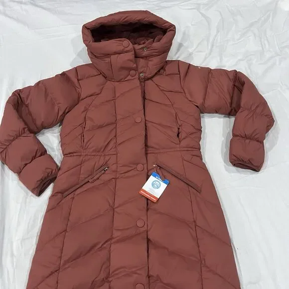 Columbia Ember Springs Beetroot Long Down Jacket WK0305-679 Women